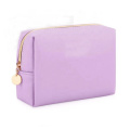 Girls Cute Beauty Purple Luxury Leather Cosmetic Makeup Bag